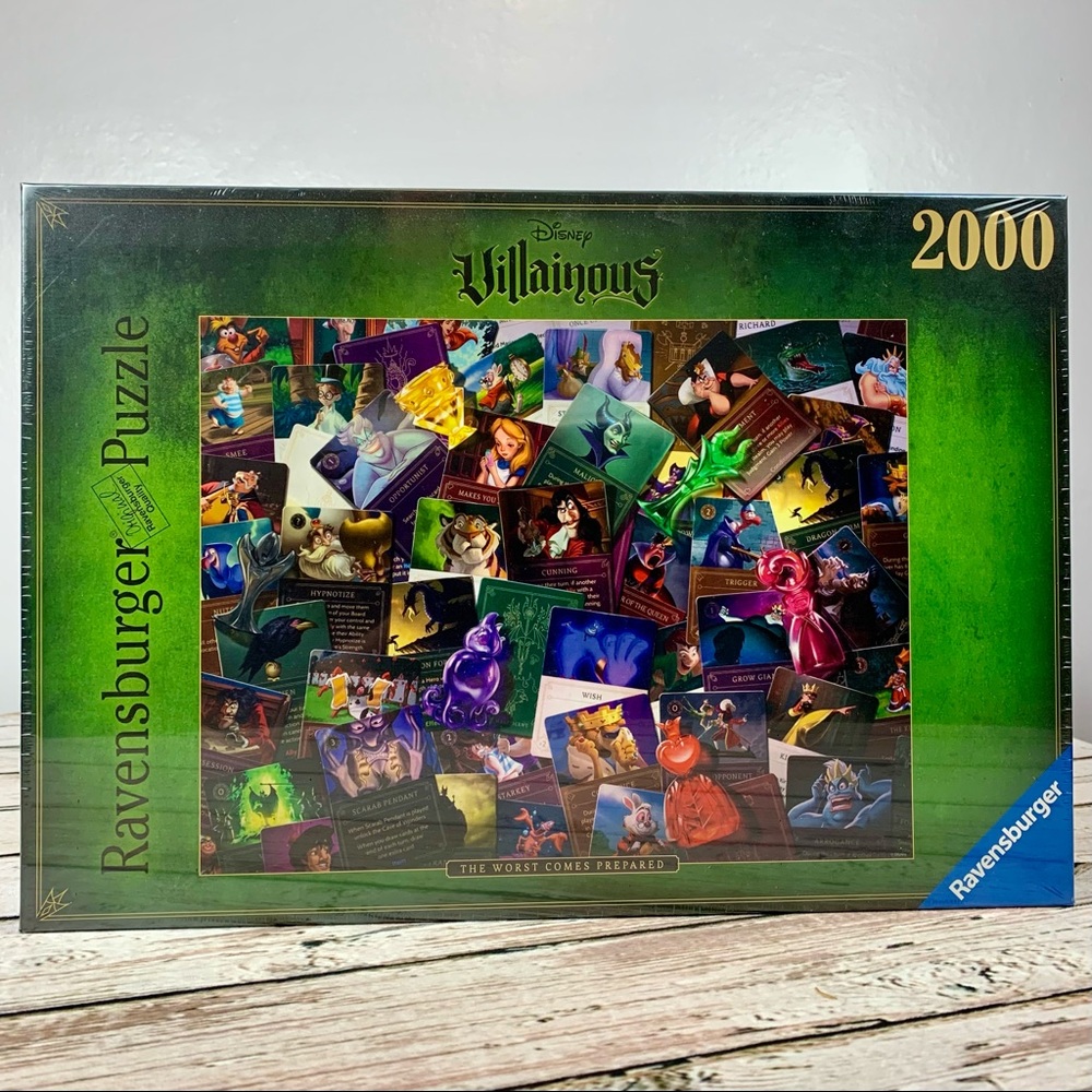 New Ravensburger Disney Villainous All Villains 2000 Piece Jigsaw Puzzle